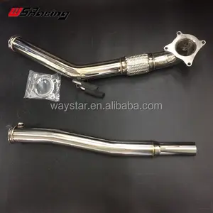 For VW For AUDI A3 8P 2.0 TFSI 3インチ縦樋304ステンレス鋼排気管