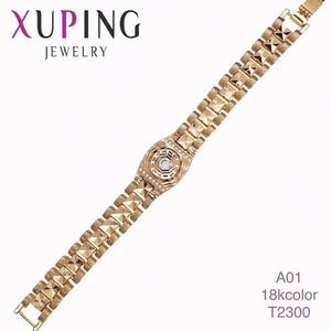 A01 xuping Kupfer legierung vergoldetes Armband mit unterschied lichen Preisen für verschiedene Bilder