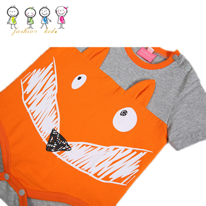 Moda Zorro Animales Mameluco Del Algodón Infantil Ropa de Bebé Niña 2016 - Product Image 6
