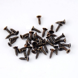 Accessori Hardware antico colore bronzo Phillips testa legno vite piccole Micro viti autofilettanti - Product Image 2