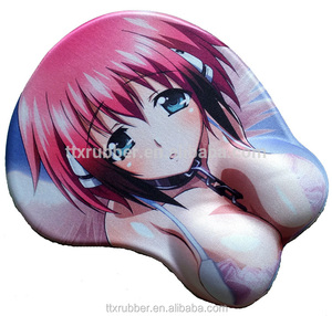 3D personalizadas <span class=keywords><strong>grande</strong></span> muñeca resto ratón tridimensional almohadillas con tetas - Product Image 2