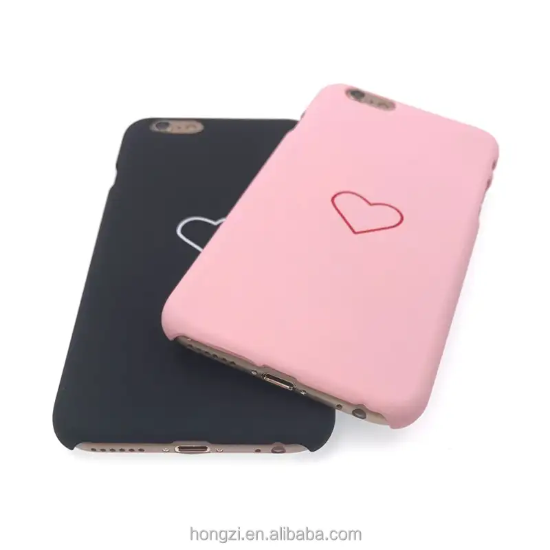 Uslion — coque rigide pour iphone, compatible modèles 6, 6S, 6 Plus, 6S, cœur coloré, Ultra-mince, housse arrière pour téléphone, motif amour