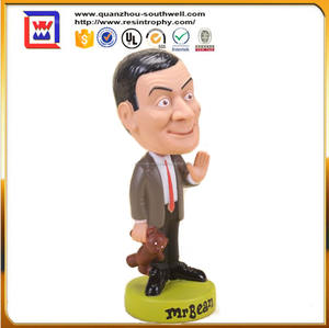 Mr Bean Rowan Atkinson e <span class=keywords><strong>star</strong></span> del cinema di polyresin Bobble Head per la decorazione - Product Image 1