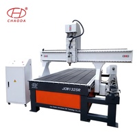 Faible coût JCW1325R 4 axes cnc plaque de plâtre machine de découpe avec dispositif rotatif