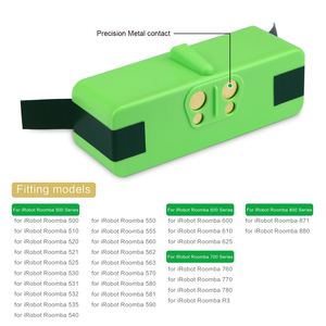 <span class=keywords><strong>IRobot</strong></span> Roomba 진공 청소기 500 600 700 800 900 시리즈에 대 한 Melasta 14.4V 5800mAh 리튬 이온 교체 배터리 - Product Image 5