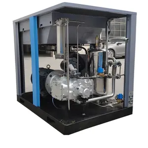 100% oil free screw air compressor for petroleum electronic Auto and electricity industrial use