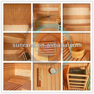 Traditionnelle finlande pin luxe intérieure <span class=keywords><strong>Mini</strong></span> Portable salle de Sauna sec - Product Image 3