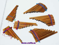 Instrumento Musical Siku, Samponia de Bambú, Flauta Múltiple, Música Étnica Latina, Artesanía Sudamericana Hecha a Mano