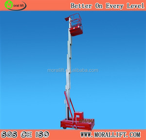 इलेक्ट्रिक लिफ्ट सीढ़ी / स्वचालित एल्यूमीनियम मिश्र धातु कार्य मंच - Product Image 3