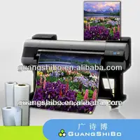Grand format haute photo jet d'encre du rouleau de papier enduit de fonte 24/36/42'' photo brillant papier de l'imprimante