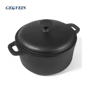 Hot sale cast iron biryani cooking pot with lid