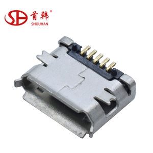 モバイルミニ<span class=keywords><strong>USB</strong></span>マイクロコネクタ用5ピンメスジャック