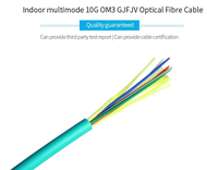 Harga Pabrik OM1 OM2 OM3 Kabel Serat Optik Multimode 4 Core 10 Gigabit GJFJV Indoor