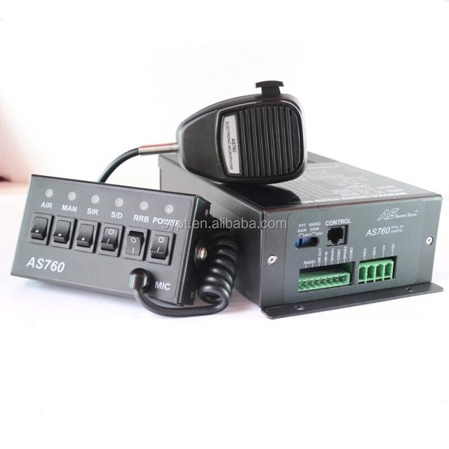 Siren Amplifier 400W With Mic for Ambulance Fire Truck Special Vehicle