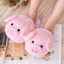 Pantuflas <span class=keywords><strong>de</strong></span> cerdito rosas LK, lindas y cómodas para dormitorio, pantuflas <span class=keywords><strong>de</strong></span> cerdito para mujer para interiores. - Product Image 5