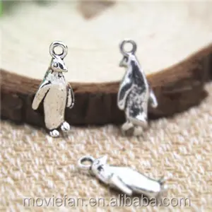 Chim cánh cụt Charms Antique bạc penguin Quyến Rũ Mặt Dây 24x10 mét