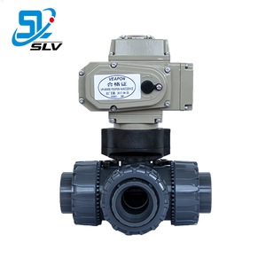 Van Pvc Ba Chiều Bán Chạy Van Bi Điện Pvc 50Mm Có Thiết Bị Truyền Động - Product Image 1