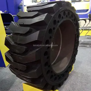 Bias solid skidsteer tyre 31*6*10 with wheel rim 10-16.5