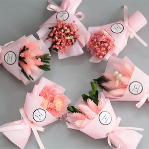 F-1545 Bouquet da Sposa con <span class=keywords><strong>Fiori</strong></span> <span class=keywords><strong>Secchi</strong></span> Naturali, Stile Ins, Sconto di Fabbrica, Decorazione Matrimoniale, Regalo per San Valentino - Product Image 2