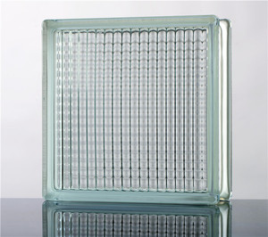 Clear parallel patroon glas blok/glas baksteen voor decoratie of beschermen uw huis