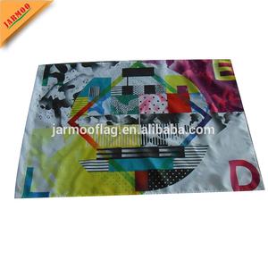 Cờ in kỹ thuật số khổ lớn chất liệu polyester dệt kim 110g, may đôi, kèm cần cờ nhôm, màu sắc tùy chỉnh, dùng làm quà tặng quảng cáo - Product Image 5