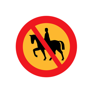 Yellow <strong>Triangle</strong> Pedestrian Traffic Signs Manual Red and White <strong>Reflective</strong> Limit Height <strong>Sign</strong> - Product Image 4