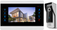 Système d'interphone vidéo filaire Bcomtech 10 pouces avec lumière LED IR Night Vision