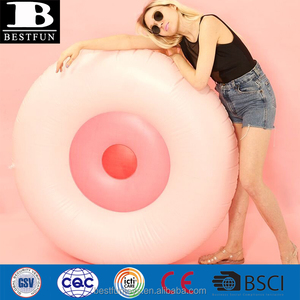 Matelas gonflable en PVC épais et résistant pour piscine, forme de poitrine, durable, en plastique, pour adultes - Product Image 4
