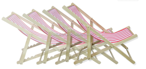 Silla de playa plegable de madera tradicional, sillas de playa plegables portátiles de madera dura personalizadas, venta al por mayor