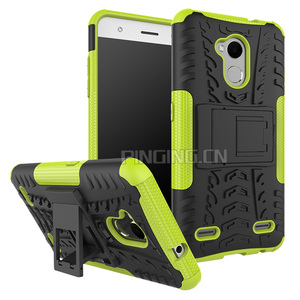 2 en 1 del neumático textura armor kickstand híbrido caso para ZTE Blade V6 Plus cubierta del teléfono móvil - Product Image 5