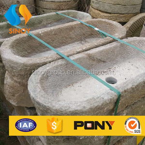 Antique <span class=keywords><strong>pierre</strong></span> de granit auges de porc - Product Image 2