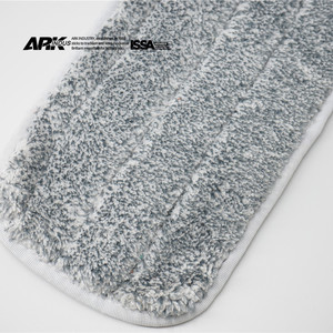 Microfibre d'ouatine de corail de peluche humide crochet et boucle industriels tampon de vadrouille manche en tissu sec vadrouille humide - Product Image 3