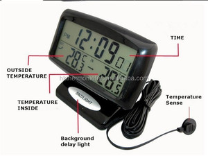 Đồng Hồ Ô Tô Kỹ Thuật Số Chạy Bằng Pin - Product Image 2