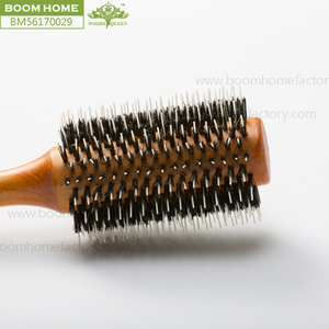 <span class=keywords><strong>Brosse</strong></span> à <span class=keywords><strong>cheveux</strong></span> ronde en bois à <span class=keywords><strong>poils</strong></span> doux, sans chaleur, pour boucler les <span class=keywords><strong>cheveux</strong></span>, <span class=keywords><strong>brosse</strong></span> à <span class=keywords><strong>cheveux</strong></span> en <span class=keywords><strong>soie</strong></span> pour salon <span class=keywords><strong>de</strong></span> beauté, également utilisable à domicile - Product Image 4