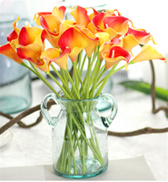 Lys Calla à Effet Réel en Gros – Mini Fleurs Artificielles en PU pour Décoration Intérieure – Noël, Nouvel An, Halloween Gratuits