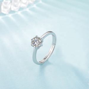 Bague en argent pour couples, design de bague en or blanc, pour <span class=keywords><strong>couple</strong></span>, prix de bague de mariage en arabie saoudite, bijoux brillants - Product Image 3