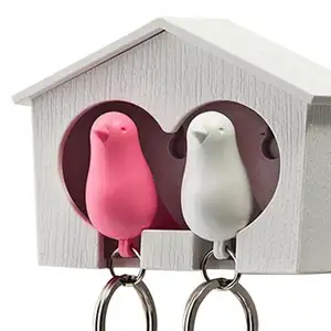 UCHOME Vogelhaus Hochzeit Gefälligkeiten Geschenk Heißer verkauf vogel keychain für werbe geschenke keychain phantasie vogel pfeife schlüsselbund