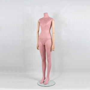 Bán chạy nhất bằng gỗ khớp nối cánh tay nhung vải nữ may bọt giả váy hình thức phụ nữ đồ lót không đầu mannequin - Product Image 4