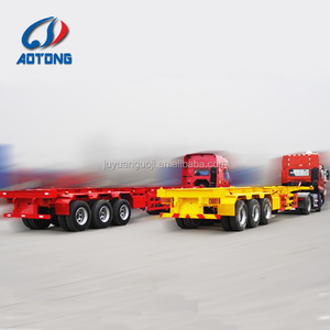 Châssis de conteneur squelettique de haute qualité à 3 essieux 40/20 pieds, semi-remorque de camion à conteneur squelettique - Product Image 3