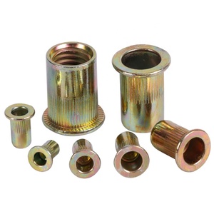 M4 Steel Iron Knurled Body Open End Reduced Flat Small Head <strong>Rivet</strong> <strong>Nut</strong> - Product Image 3