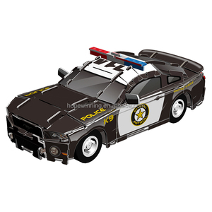 Độc đáo nhựa bền <span class=keywords><strong>3d</strong></span> câu đố withbuilt trong kéo trở lại động cơ và bánh xe cao su cho trẻ em - Product Image 1