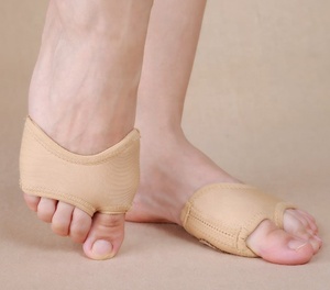 Bestdance मोटी पैर पैड नृत्य पंजे पैर हवाई चप्पलें पेट बैले नृत्य Footwears भारी लाइक्रा कपड़े - Product Image 2