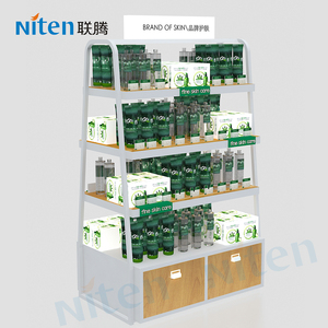 Hermosa Tienda de Supermercado Estantes Cosméticos Cuidado de La <span class=keywords><strong>Piel</strong></span> Productos de Estante de Exhibición - Product Image 3