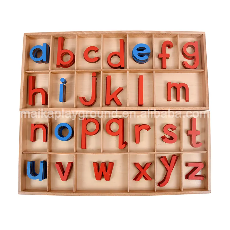 Children school montessori cubing material montessori wooden toys letters montessori squaring materials