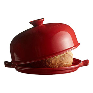 Plat à four en céramique, cloche à pain avec couvercle pour dinde - Product Image 1
