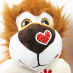 Personnalisé Valentine lion/<span class=keywords><strong>tigre</strong></span>/léopard en peluche <span class=keywords><strong>animal</strong></span> en peluche jouets - Product Image 6