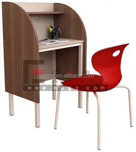 Library Reading Desk and Chair Assemble Study Table and Chair