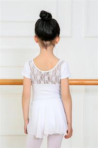 Vestido de <span class=keywords><strong>Ballet</strong></span> Profesional para Niñas, Color Blanco y Negro, en Chifón, para Danza - Product Image 6