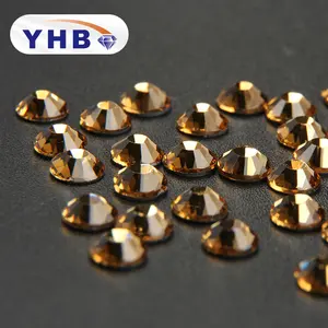 Factory Wholesale Hot Repair High Quality Crystal Stones Multiple Colours Custom Flat Rhinestones