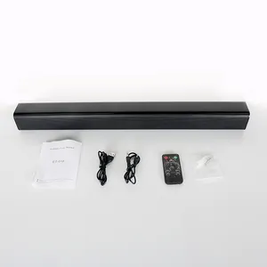 Sistem Home Theater TV Pendek Soundbar Dibangun Pada Baterai FM Radio USB AUX Soundbar Nirkabel